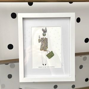 Swear by my Louis Vuitton framed print